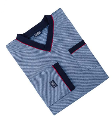 Yugo Sport V-Neck Knit Pajamas - Short Sleeve - 9285 -