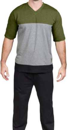 Yugo Sport V-Neck Knit Pajamas - Short Sleeve - 9297 -