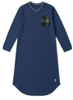 Enzo Mens Knit Long Nightshirt -