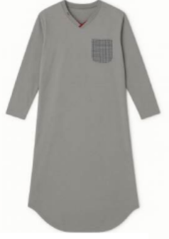 Enzo Mens Knit Long Nightshirt -