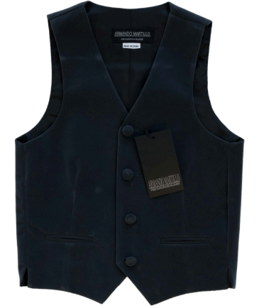 Armando Martillo Boys Velvet Vest - 610VE -