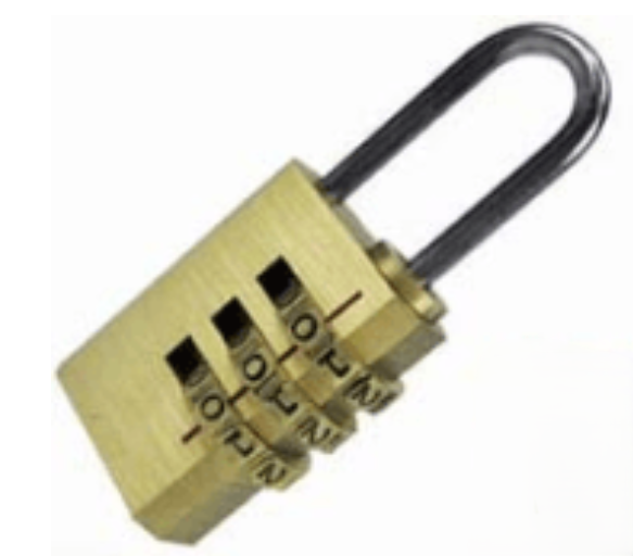 Trisonic Combination Luggage Lock