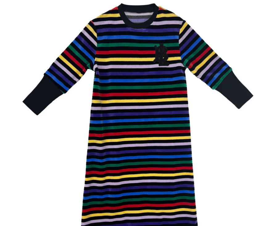 Bunny Love Velour Striped Tunic - FW25 - FP2342 -