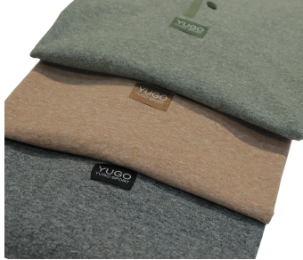 Yugo Sport Knit Pajamas - Round Neck - 3 Buttons - 9268 -