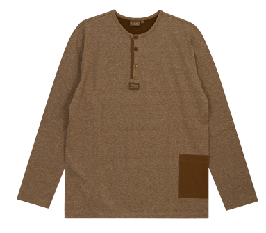 Yugo Sport Knit Pajamas - Round Neck - 3 Buttons - 9268 -