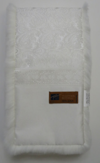 Thomes Bocelli Silk & 100% Rabbit Fur Scarf -