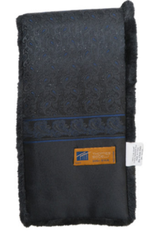 Thomes Bocelli Silk & 100% Rabbit Fur Scarf -