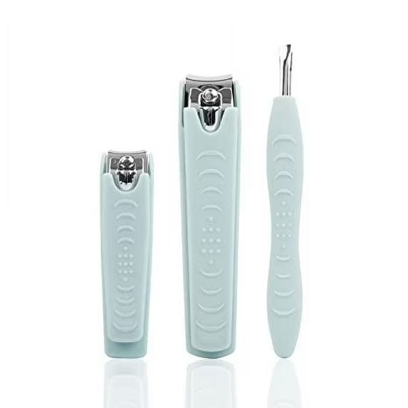 Easy Hold Nail Care Value Pack - Fingernail Clipper - Toenail Clipper - Tweezers