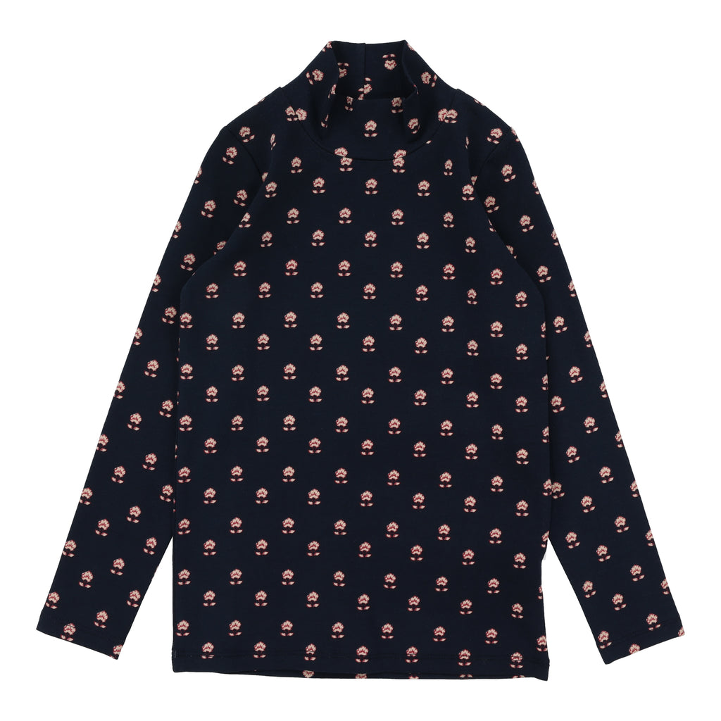 Analogie Vintage Floral Mockneck - FW25 -