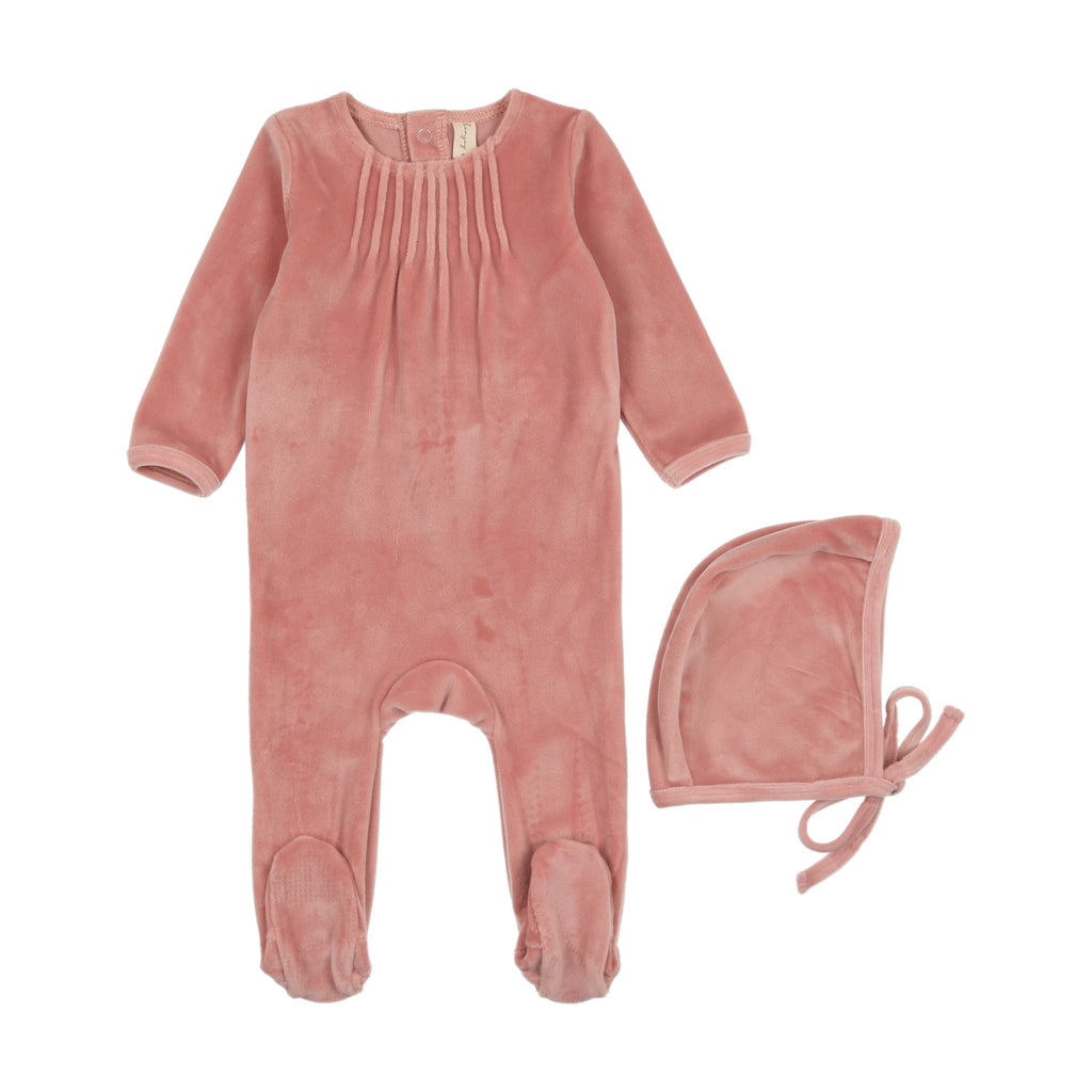 Bonjoy Amour Velour Collection Footie Set - FW25 -