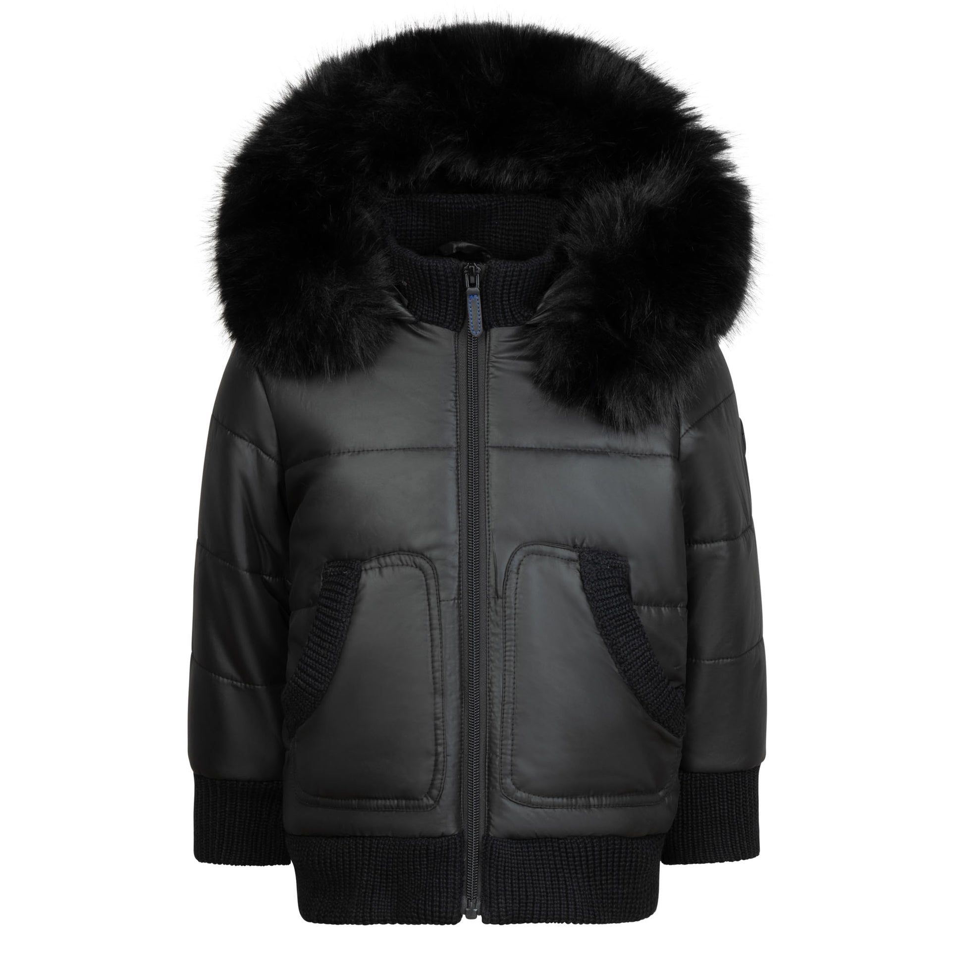 Mini Mac Black Toddler Winter Coat - W26T - FW25 -