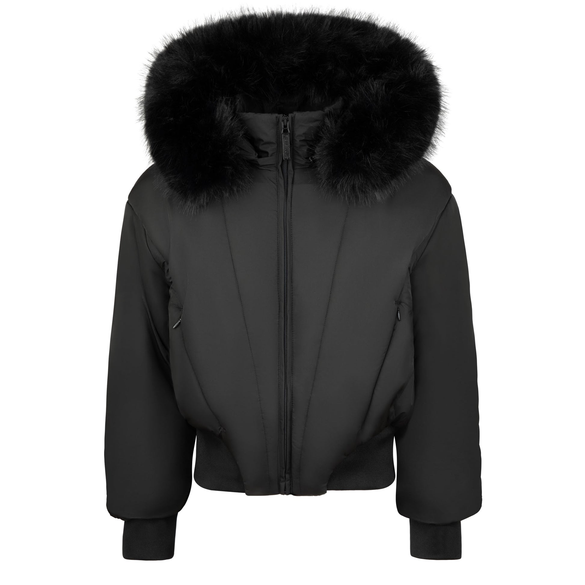 French Cut Girls Winter Coat - V Cut Bomber - W26GV - FW25 -