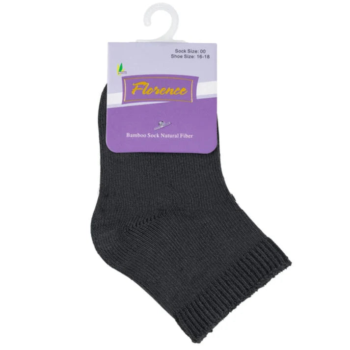Florence Boys Bamboo Quarter Crew Socks - 179 -