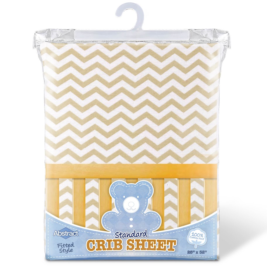 Abstract Zig Zag Crib Sheet -