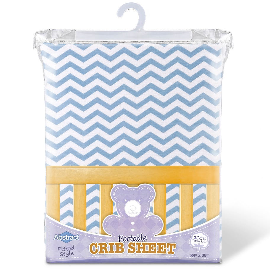 Abstract Zig Zag Crib Sheet -