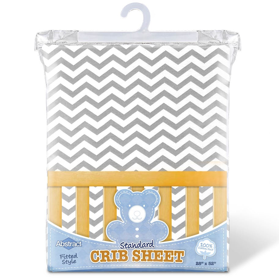Abstract Zig Zag Crib Sheet -