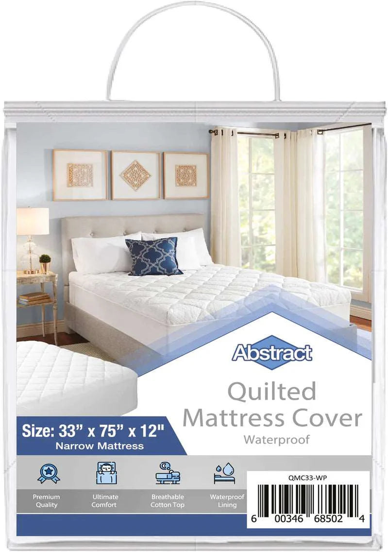 Abstract Luxury Quilted Mattress Cover Waterproof -