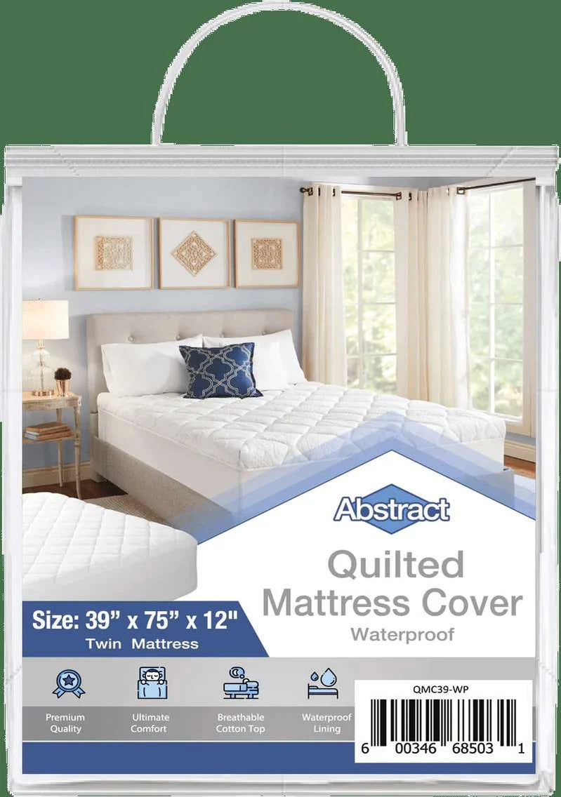 Abstract Luxury Quilted Mattress Cover Waterproof -