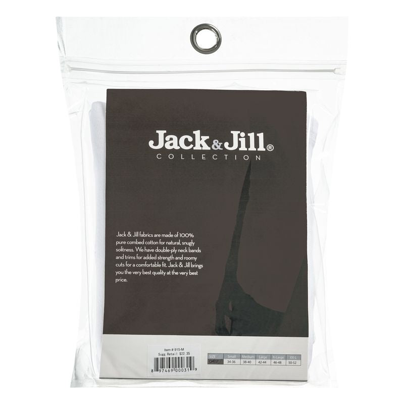 Jack & Jill Mens Sleeveless A-Shirt - 2 Pack -