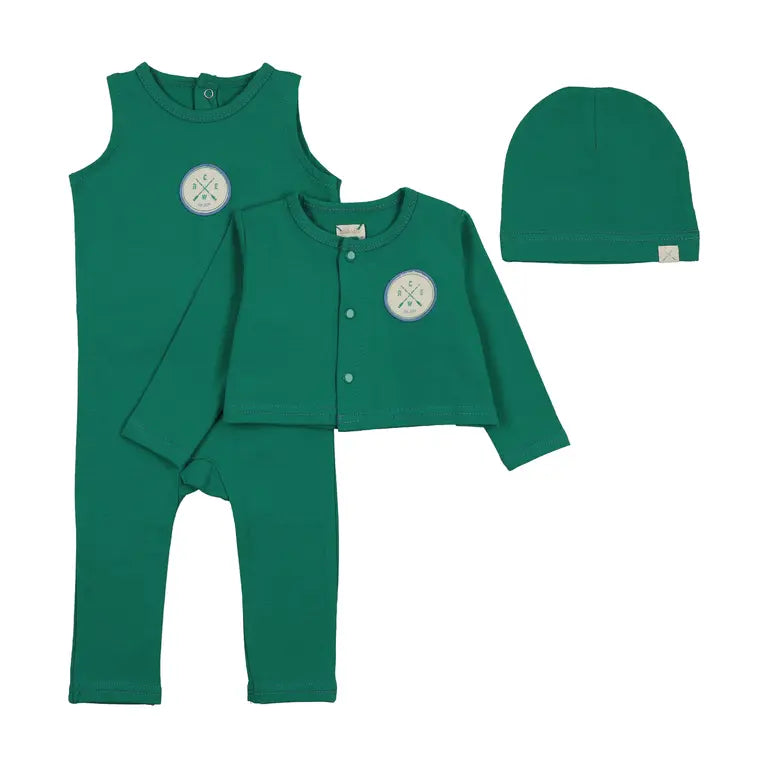 Analogie Boating Crew Footie With Cardigan - SS26 -
