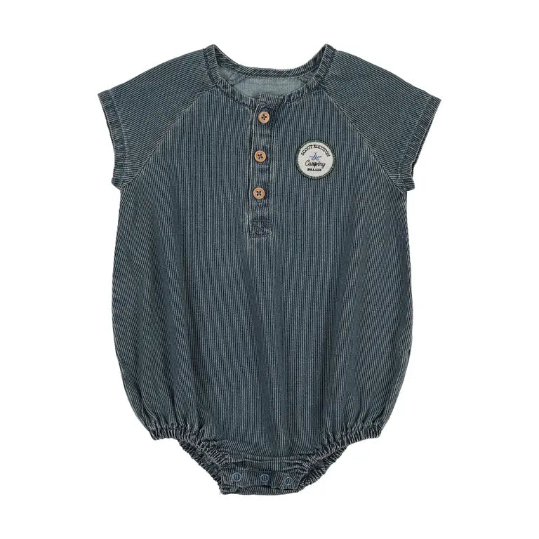 Analogie Dainty Denim Boys Romper - SS26 -
