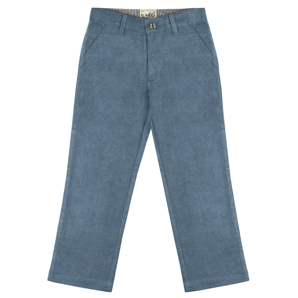 All Navy Boys Corduroy Pants - Regular Fit -
