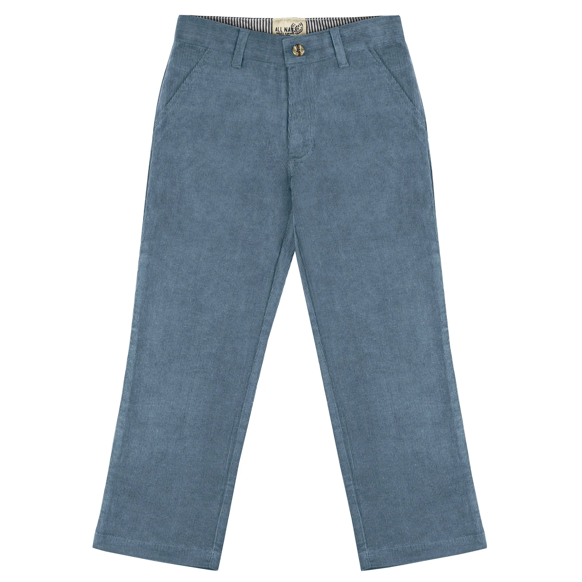 All Navy Boys Corduroy Pants - Regular Fit -