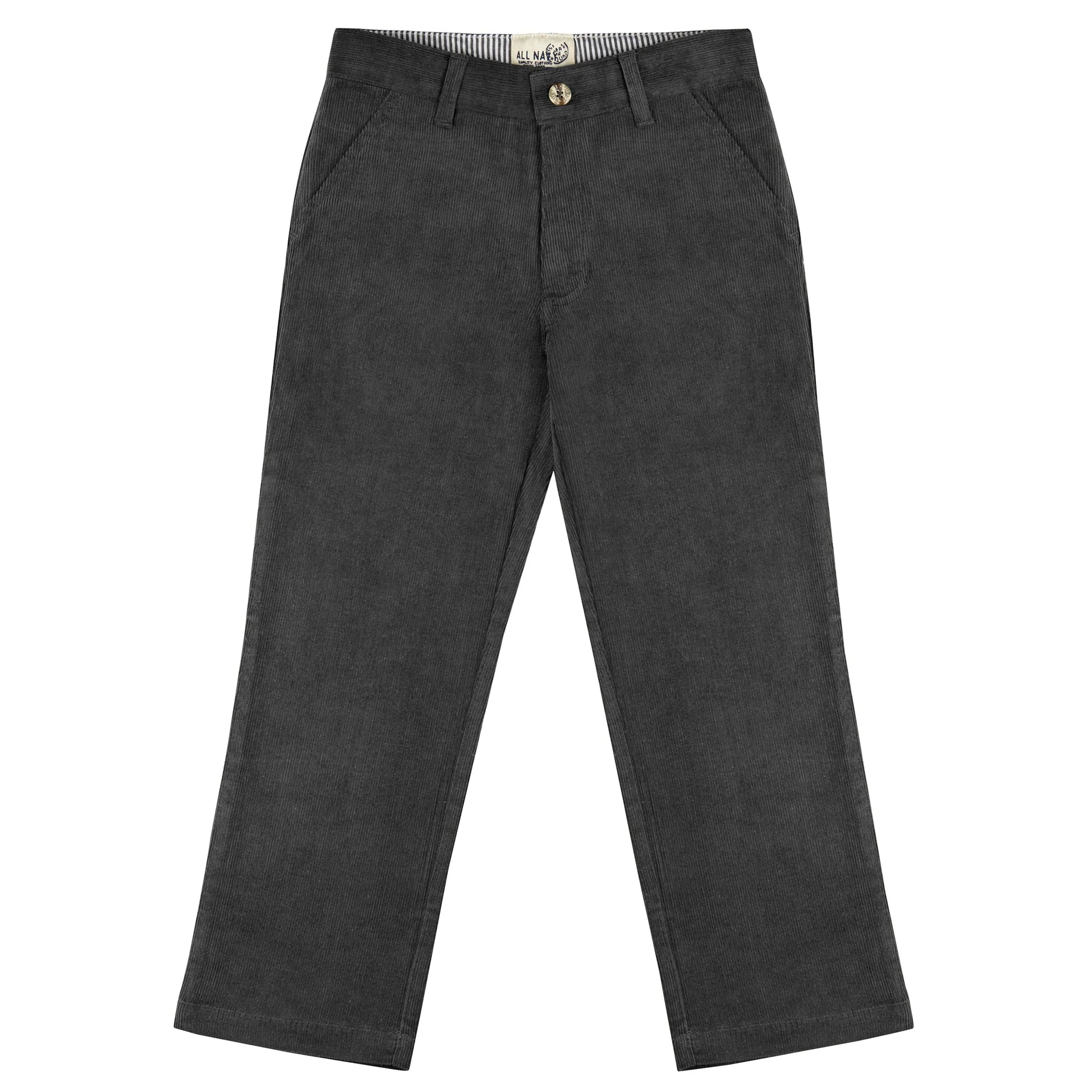 All Navy Boys Corduroy Pants - Toddler Sizes - Slim Fit -