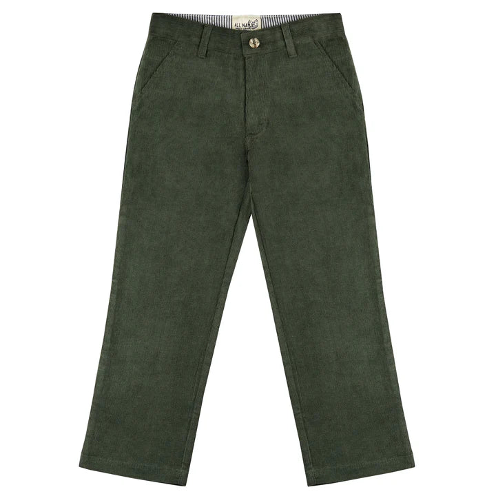 All Navy Boys Corduroy Pants - Regular Fit -