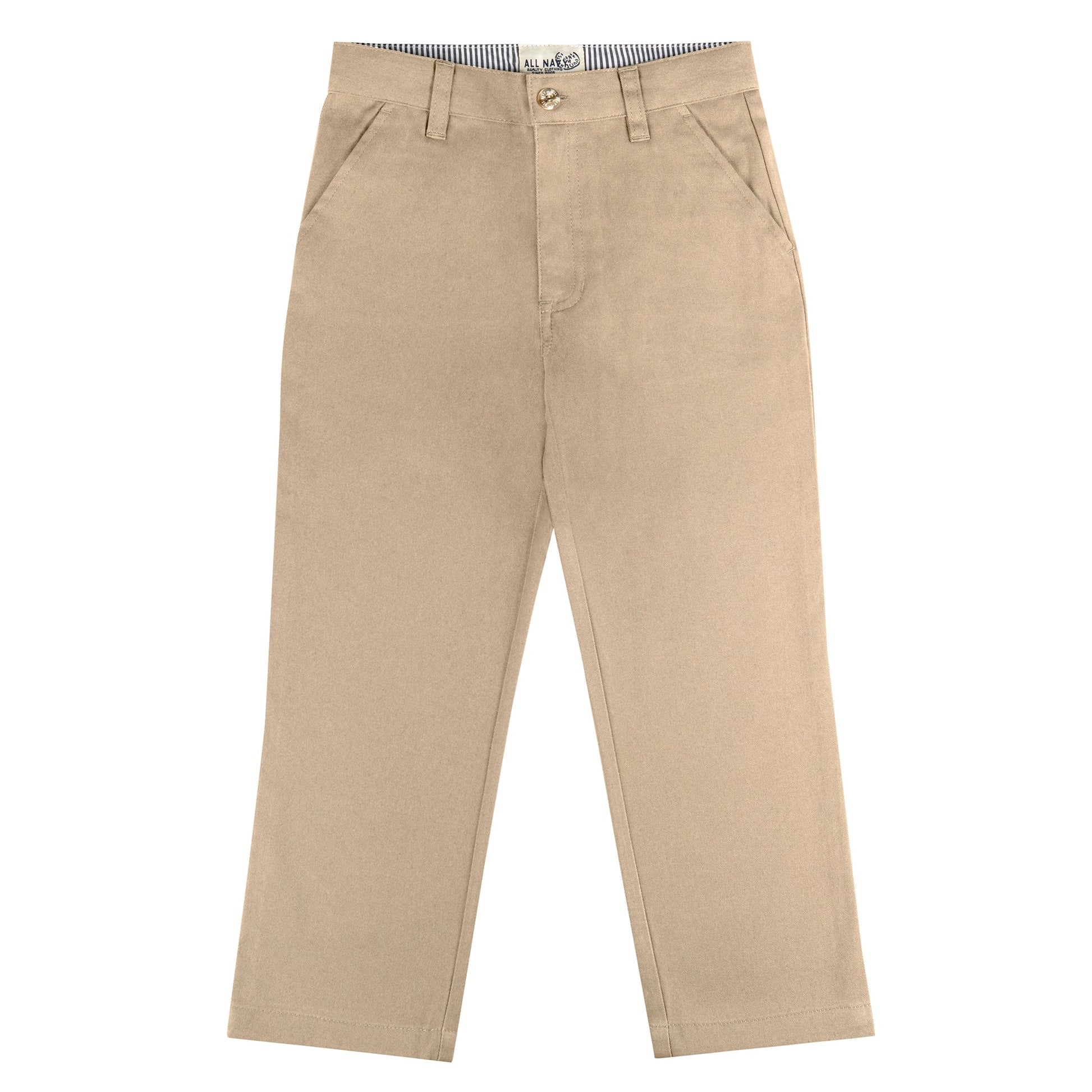 All Navy Boys Cotton Pants - Toddler Sizes - Regular Fit -