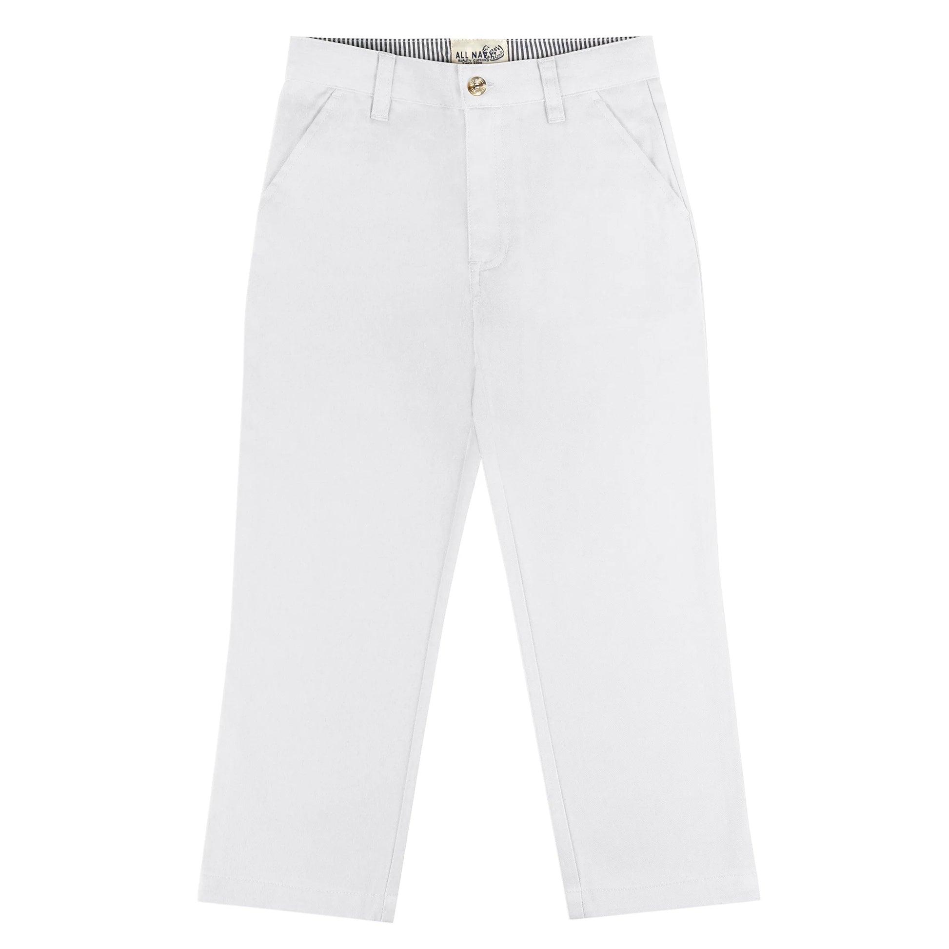 All Navy Boys Cotton Pants - Toddler Sizes - Regular Fit -