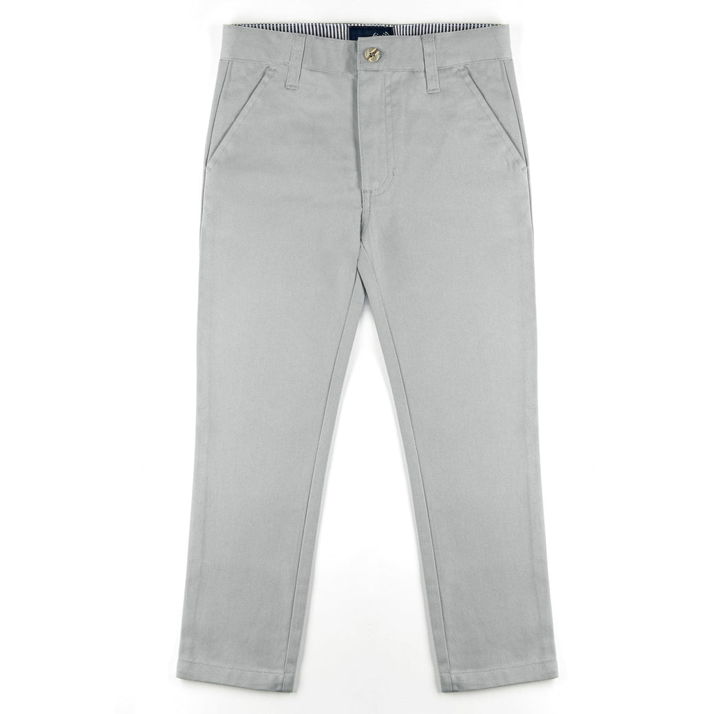 All Navy Boys Cotton Pants - Slim Fit -