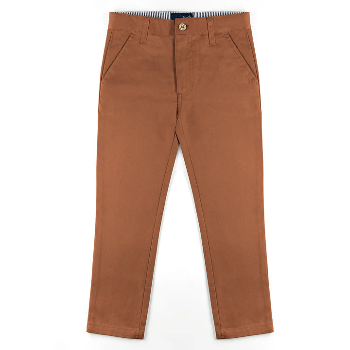 All Navy Boys Cotton Pants - Toddler Sizes - Slim Fit -