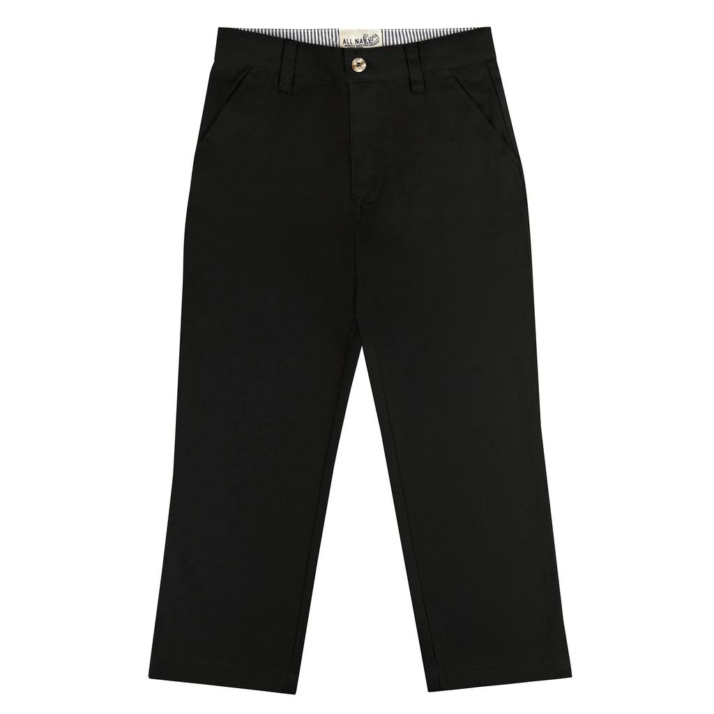 All Navy Boys Poly/Cotton Pants - Toddler Sizes - Regular Fit -