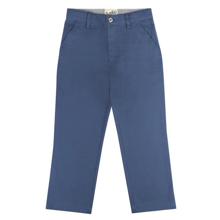 All Navy Boys Poly/Cotton Pants - Toddler Sizes - Regular Fit -