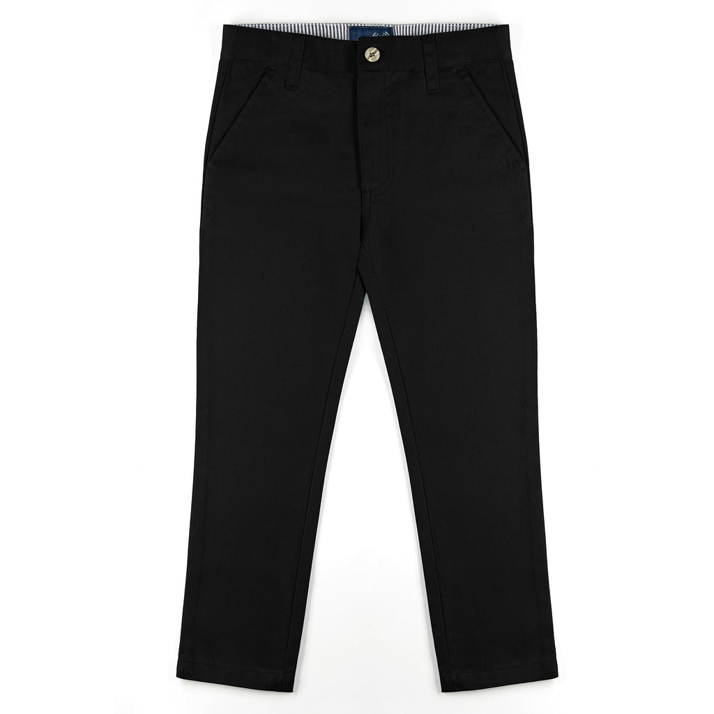 All Navy Boys Poly/Cotton Pants - Toddler Sizes - Slim Fit -