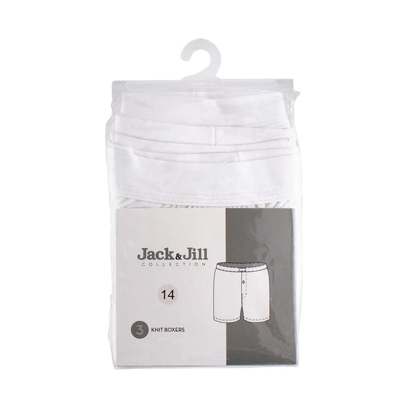 Jack & Jill Boys Knit Boxers - 3 Pack -