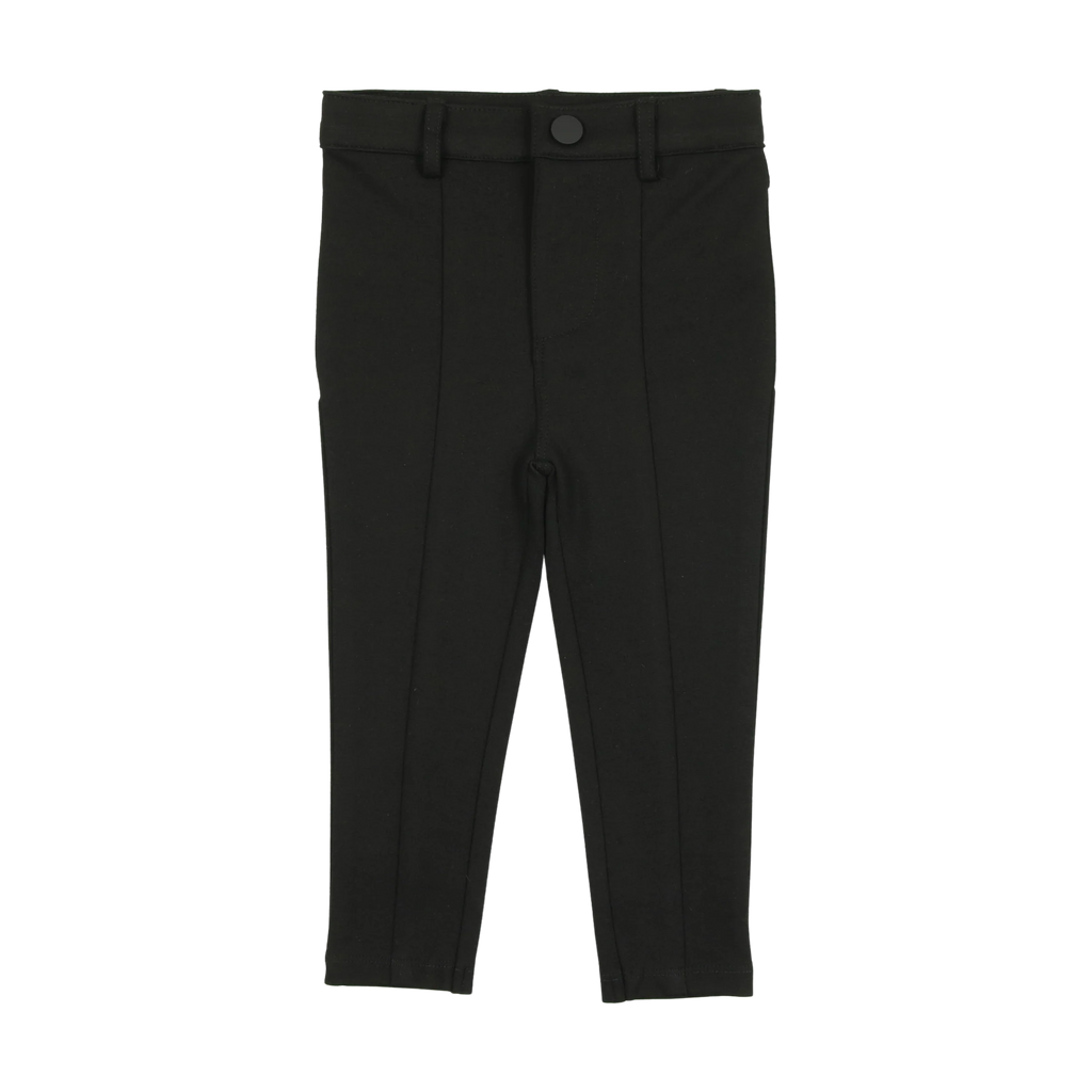Lil Legs Boys Basic Knit Stretch Pants - With Seam -