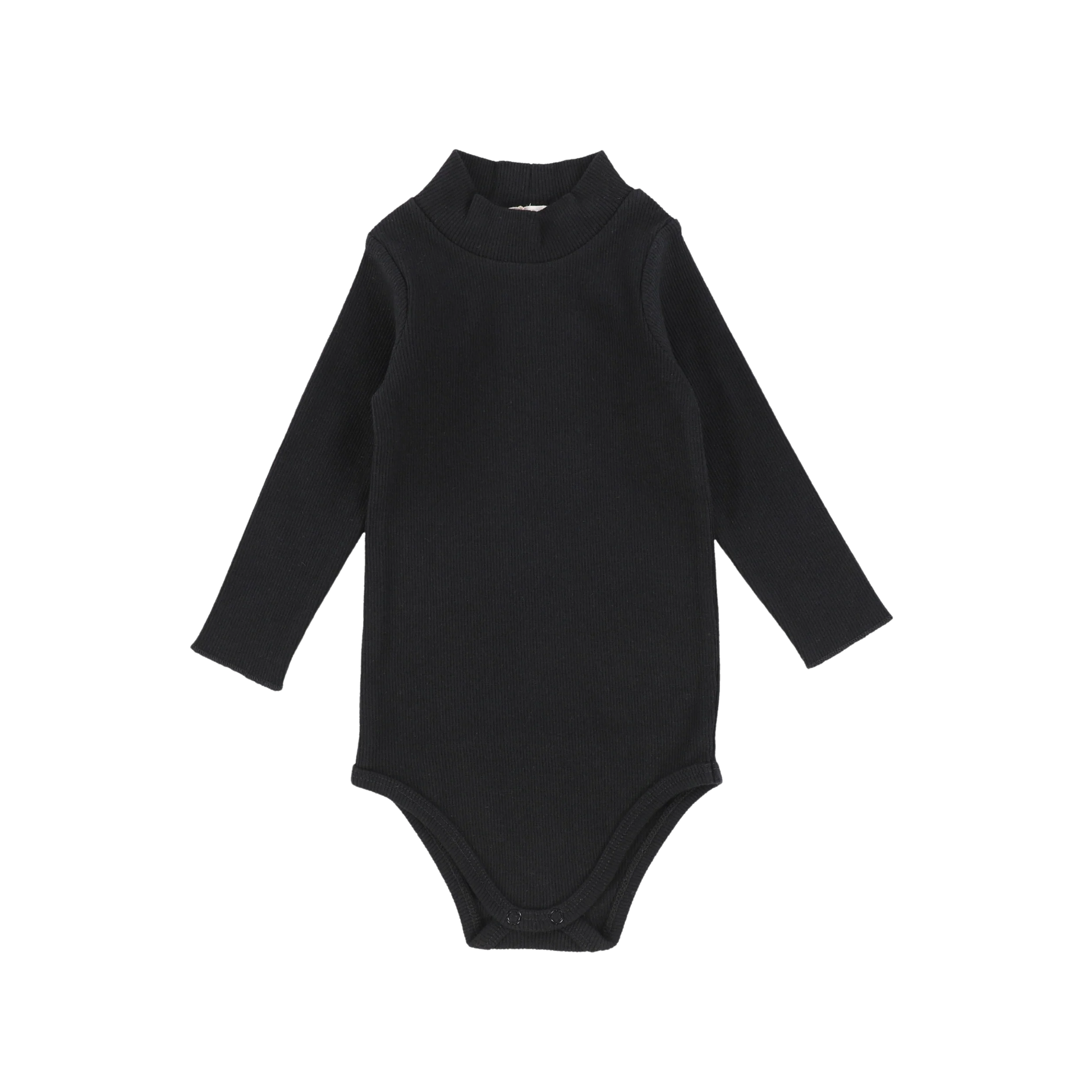 Lil Legs Ribbed Mock Neck Onesie - Basic Colors -