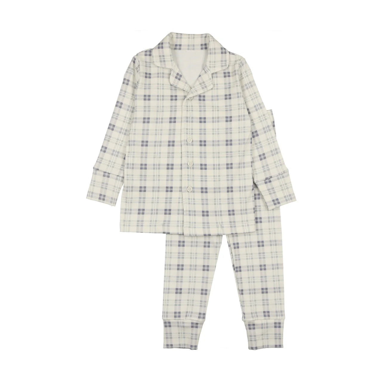 Bonjoy Plaid Grandpa Pajamas - SP250120S - SS25 -