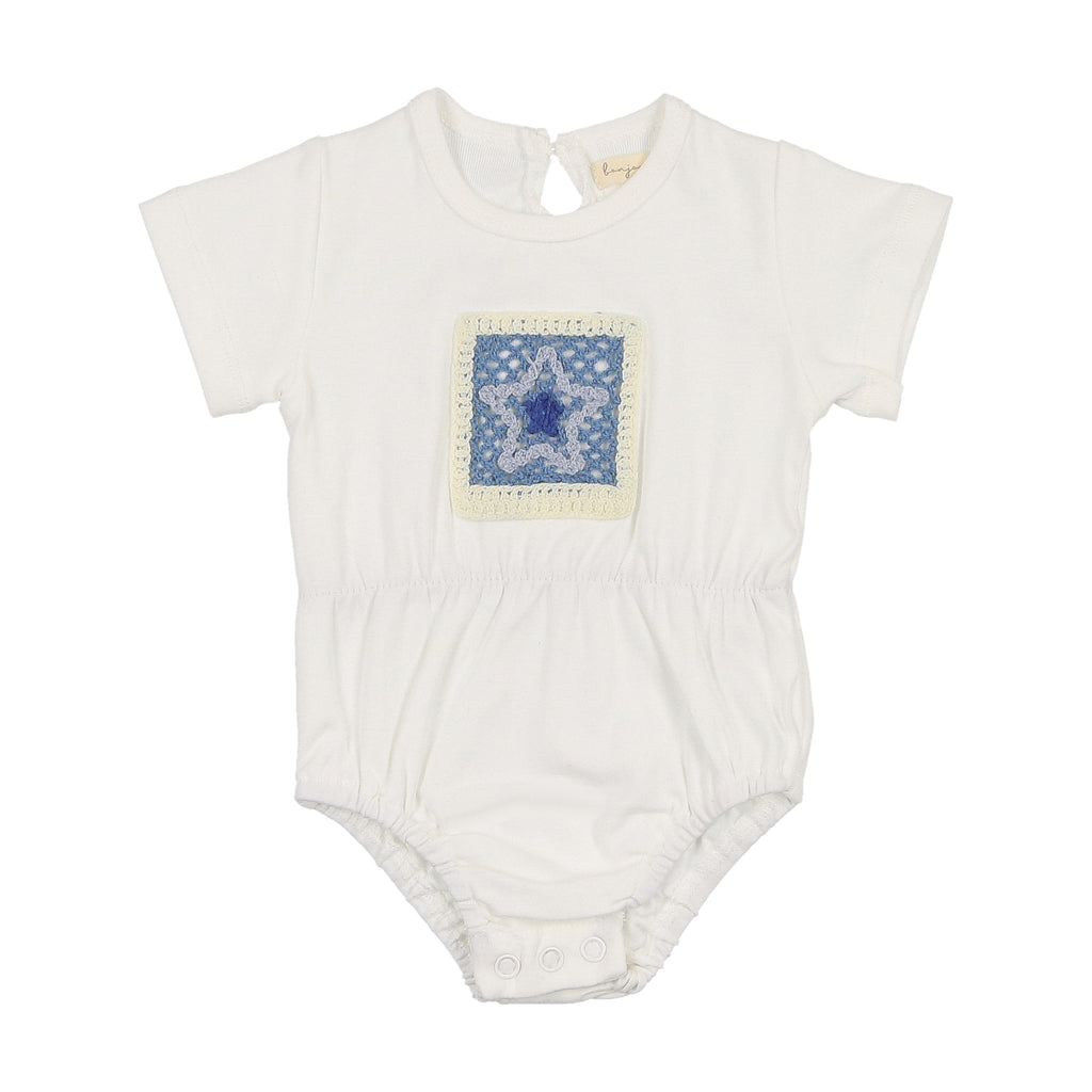 Bonjoy Crochet Square Romper - SL250149R - SS25 -