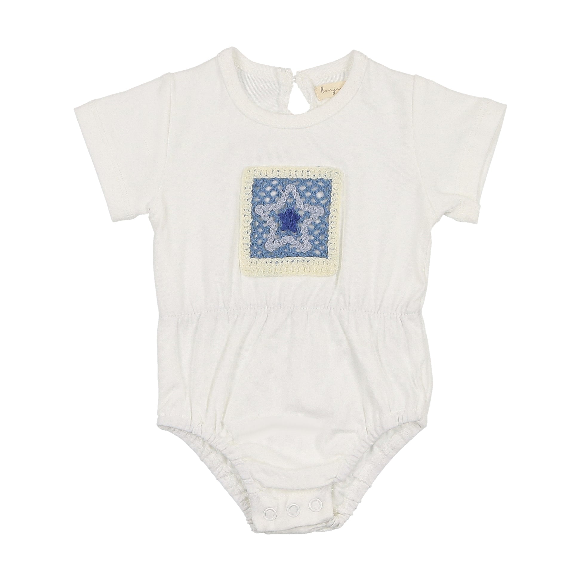 Bonjoy Crochet Square Romper - SL250149R - SS25 -
