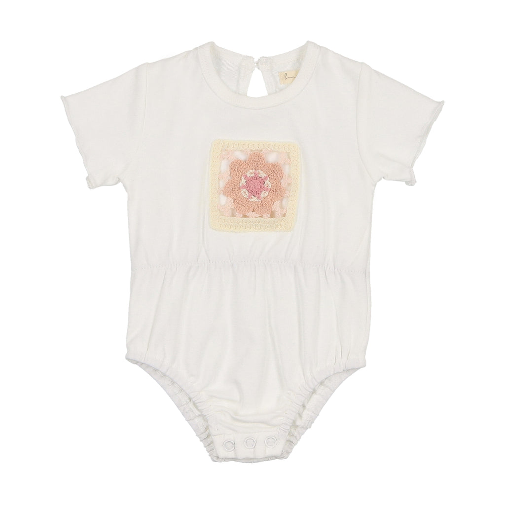 Bonjoy Crochet Square Romper - SL250149R - SS25 -