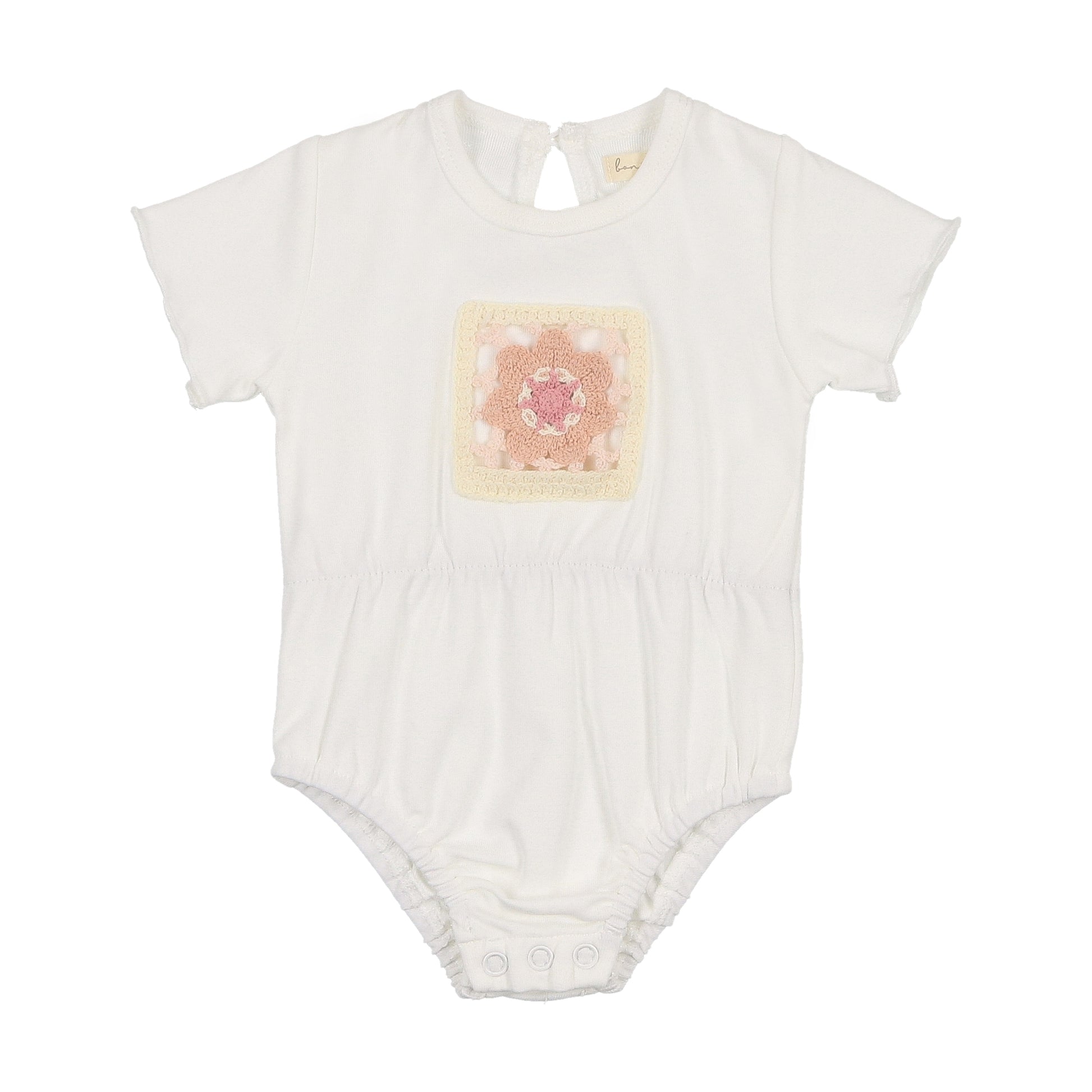 Bonjoy Crochet Square Romper - SL250149R - SS25 -