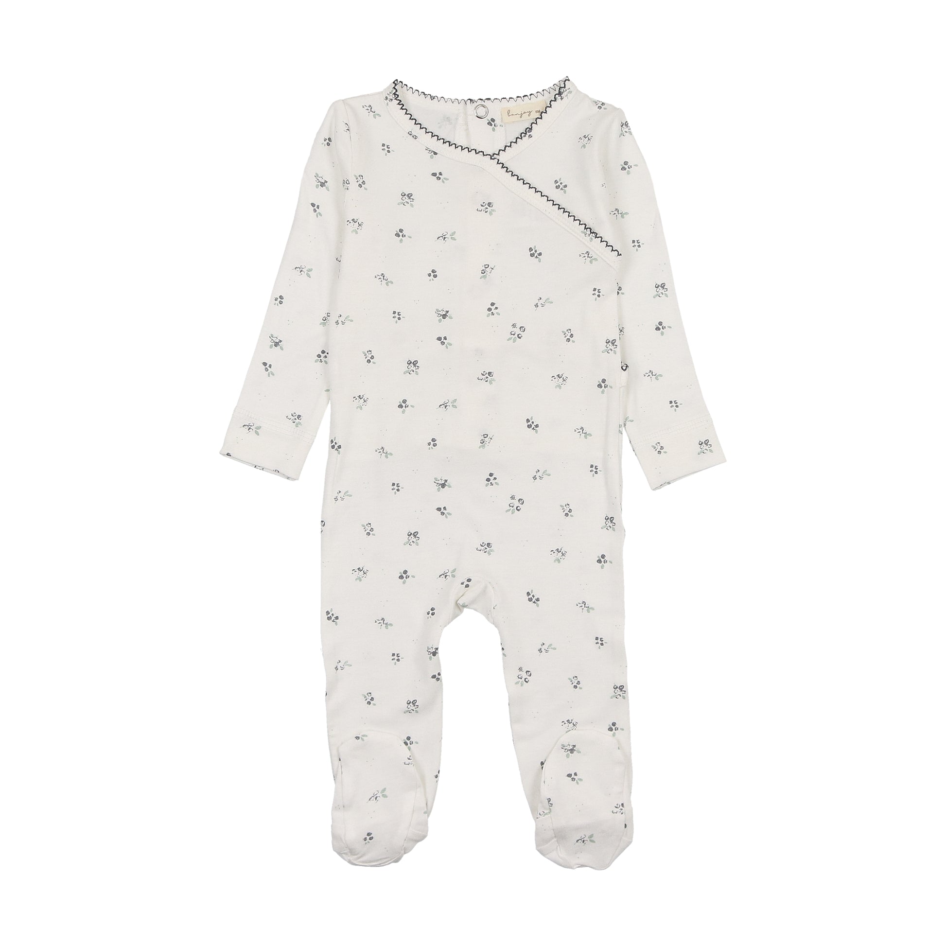 Bonjoy Blueberry Print Footie - SS25 -