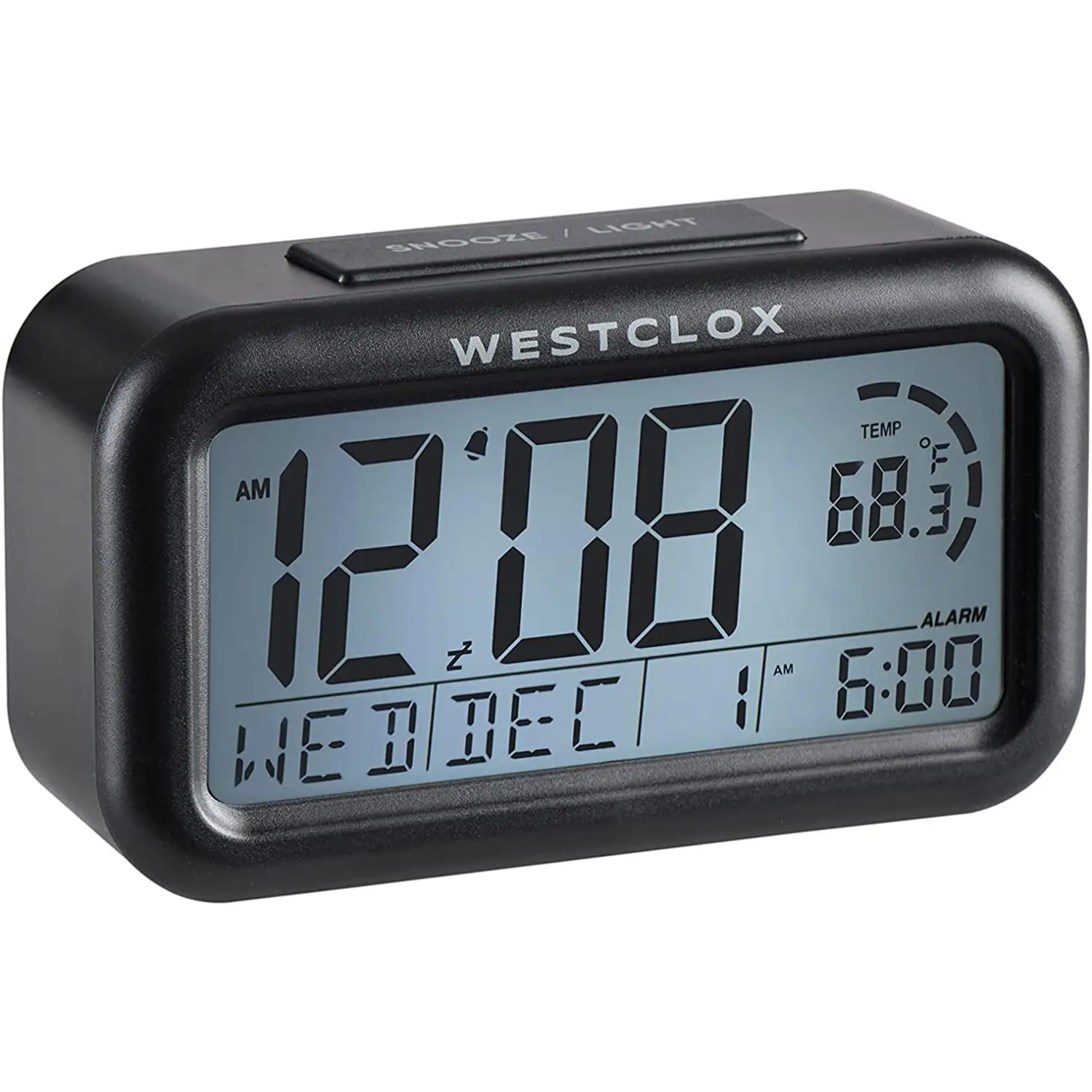 Westclox Digital Calendar Alarm Clock - 72075