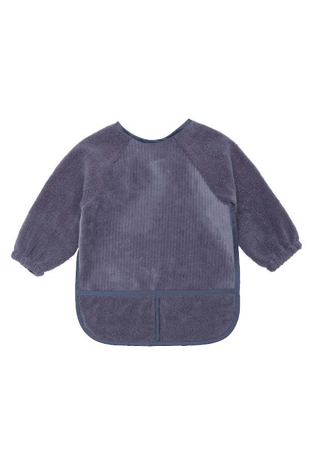 Little Pipers Ribbed Bib - Waterproof Lining - Long Terry Sleeve -