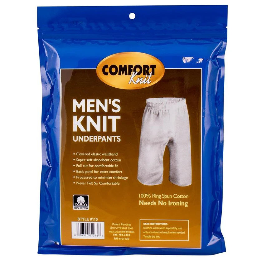 Comfort Knit Long Mens Underpants - 2 Pack