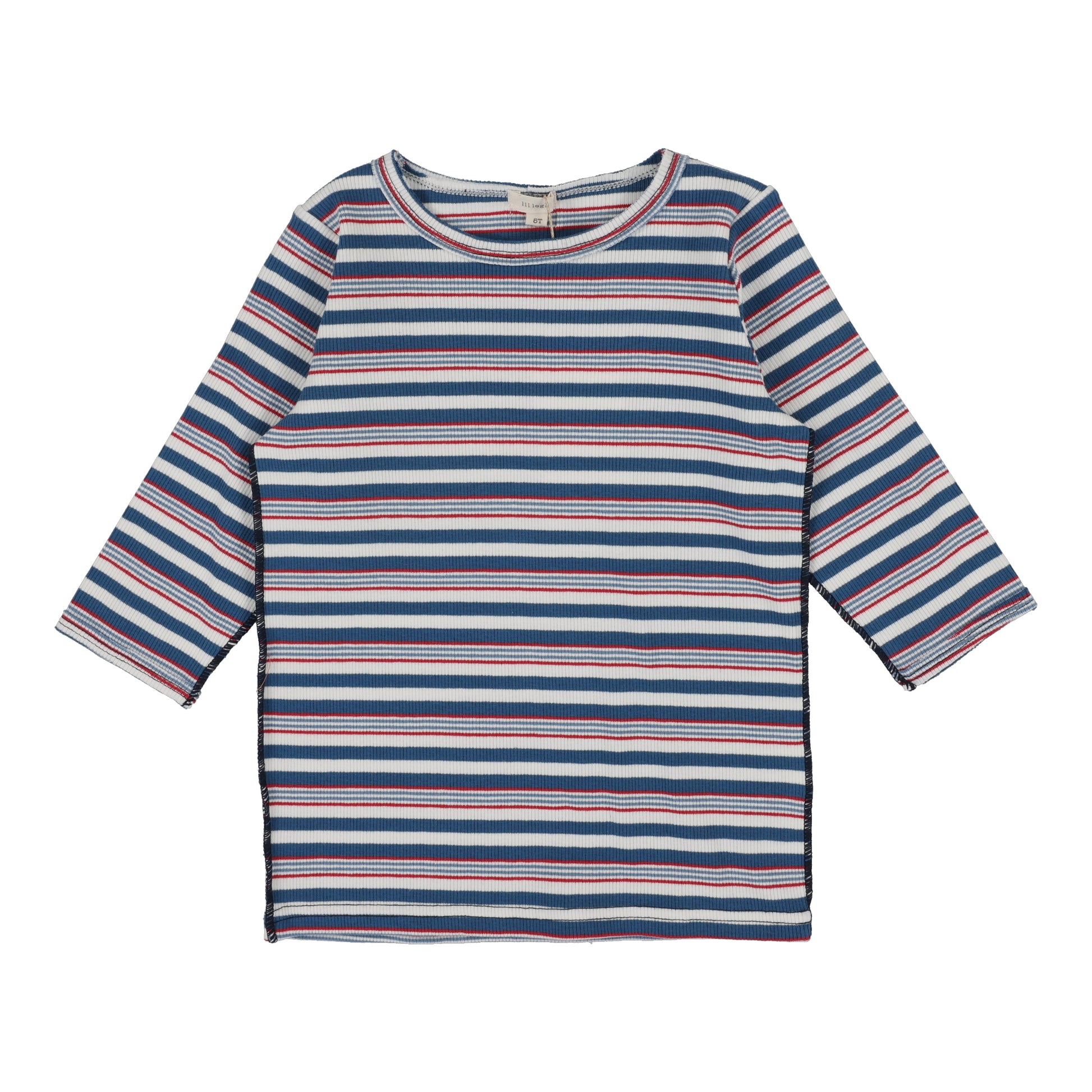 Lil Legs Basic Girl Tee - 3/4 Sleeve - SS25 -