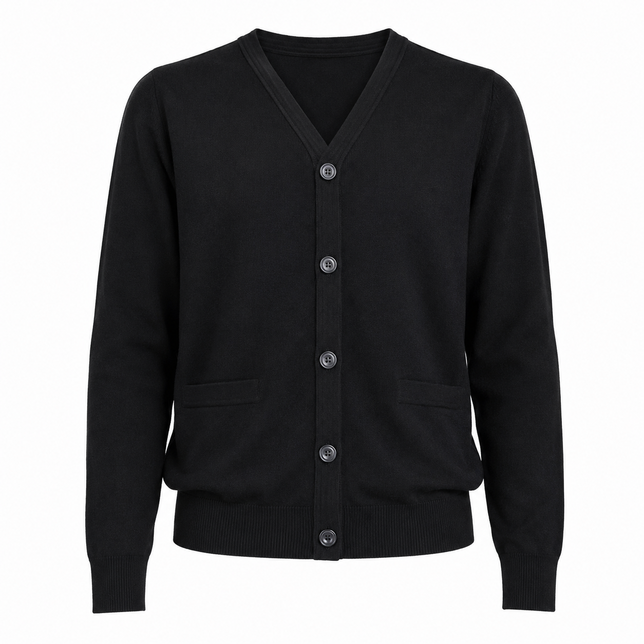 Arosa Mens Cotton Button Down Sweater -